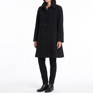 80’s Virgin Wool Canada MODES ME-JAY Vintage Overcoat A-Line Swing Car Coat 11